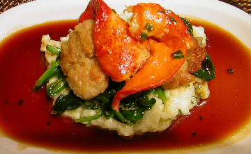 Sweetbreads w lobster