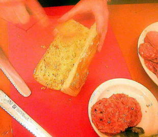 Building the sandwich 1